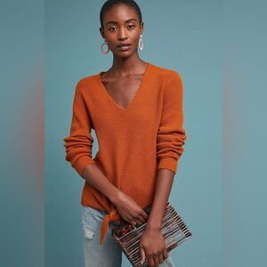 Moth Anthropologie Freeport Ribbed Sweater